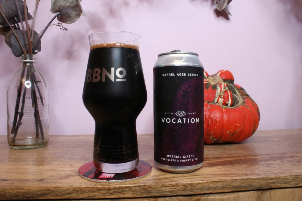 Vocation Imperial Kirsch chocolate cherry stout barrel aged beer